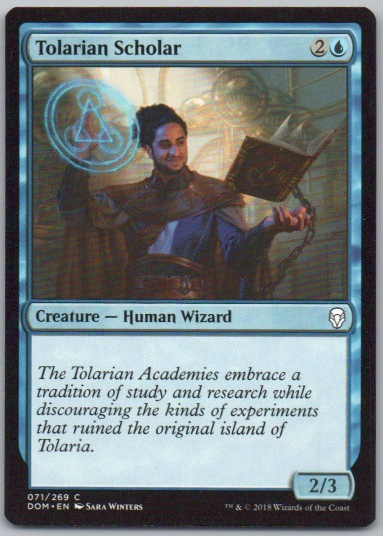 Tolarian Scholar 71 Normal Creature Card - Dominaria