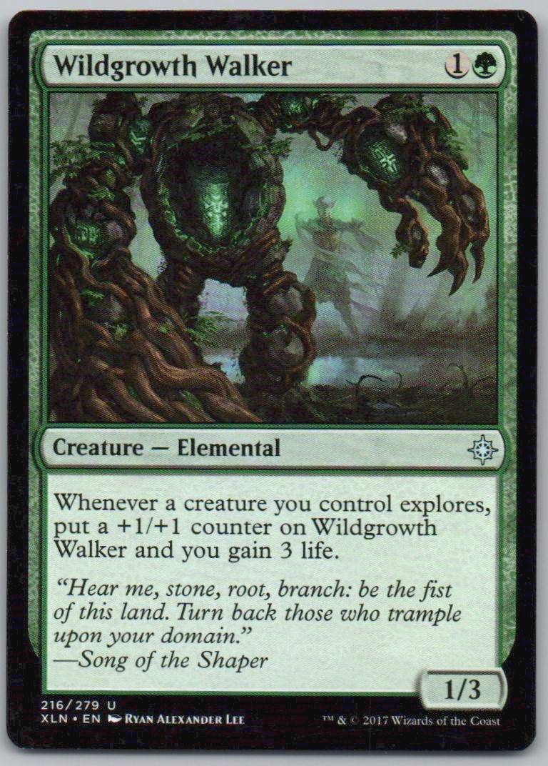 Wildgrowth Walker 216 Normal Creature Card - Ixalan