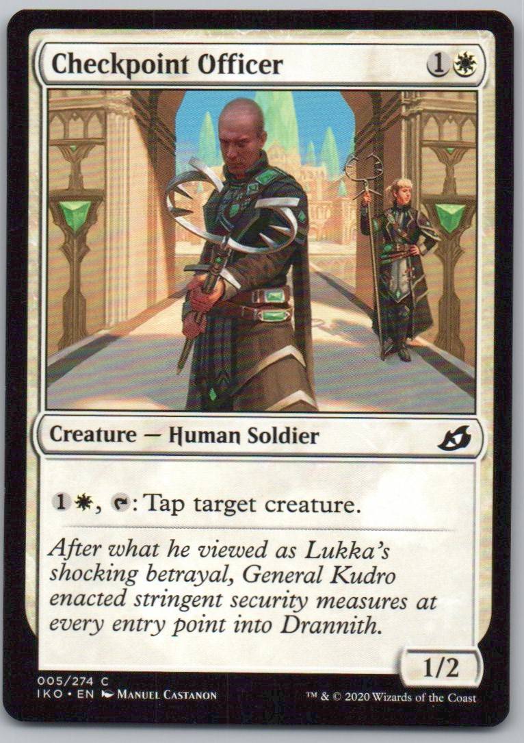 Checkpoint Officer 5 0 Creature Card - Ikoria: Lair of Behemoths