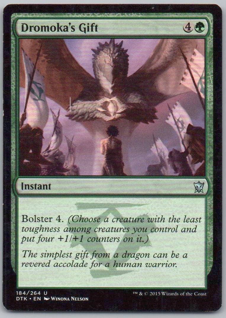 Dromoka's Gift 184 Normal Instant Card - Dragons of Tarkir