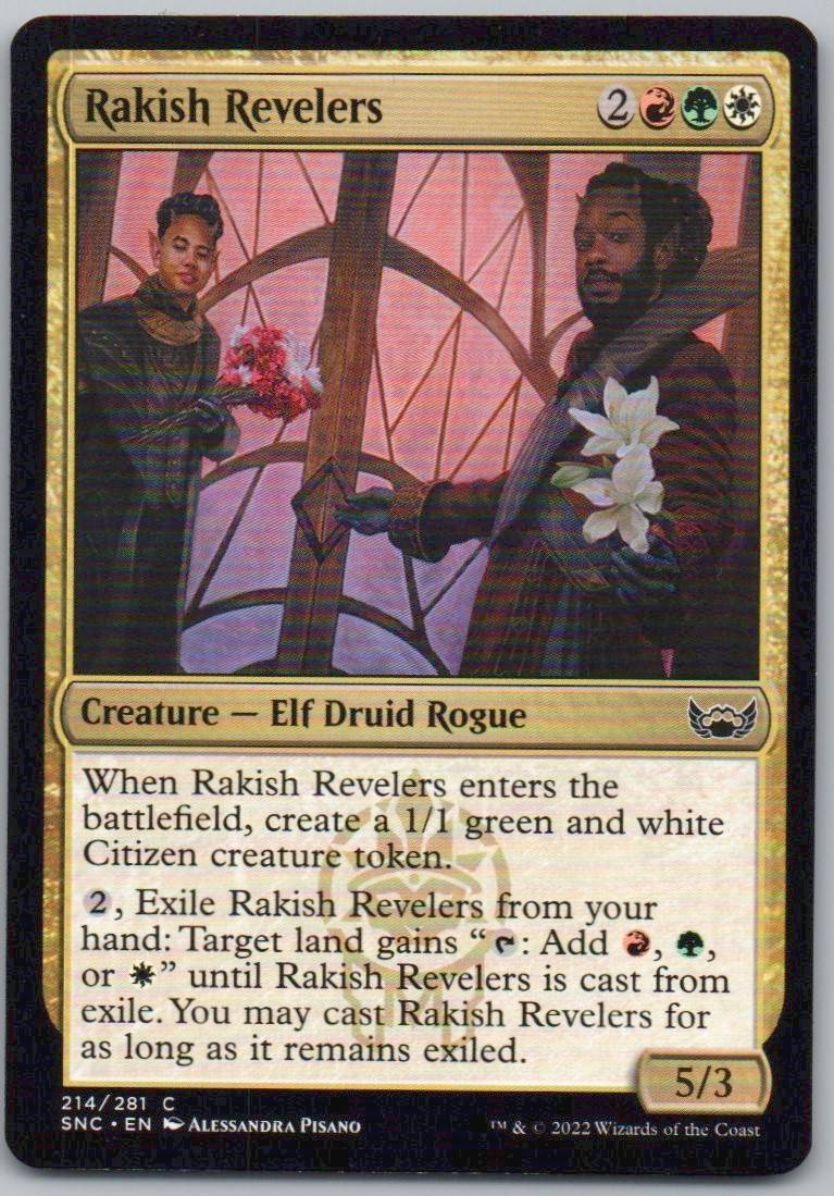 Rakish Revelers 214 Normal Creature Card - Streets of New Capenna