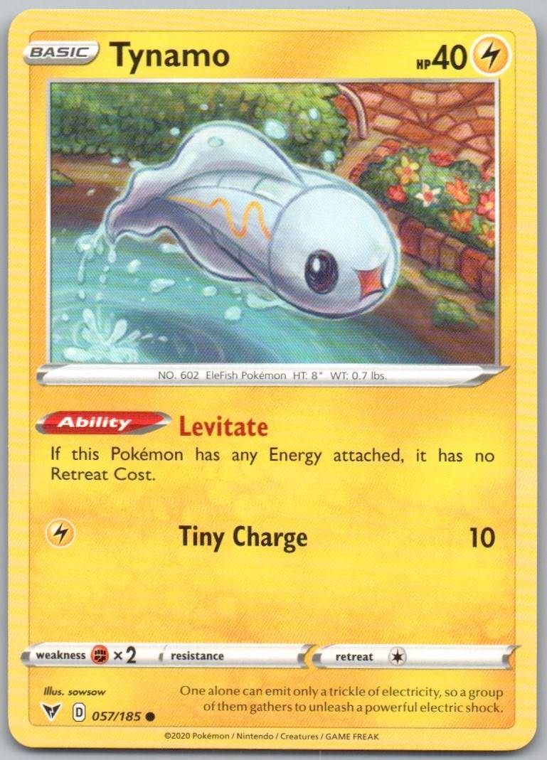 Tynamo 057 Normal Lightning Card - Vivid Voltage