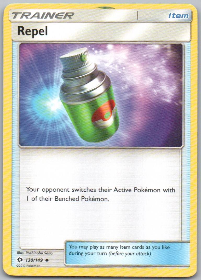 Repel 130 Normal Trainer Card - Sun & Moon Base