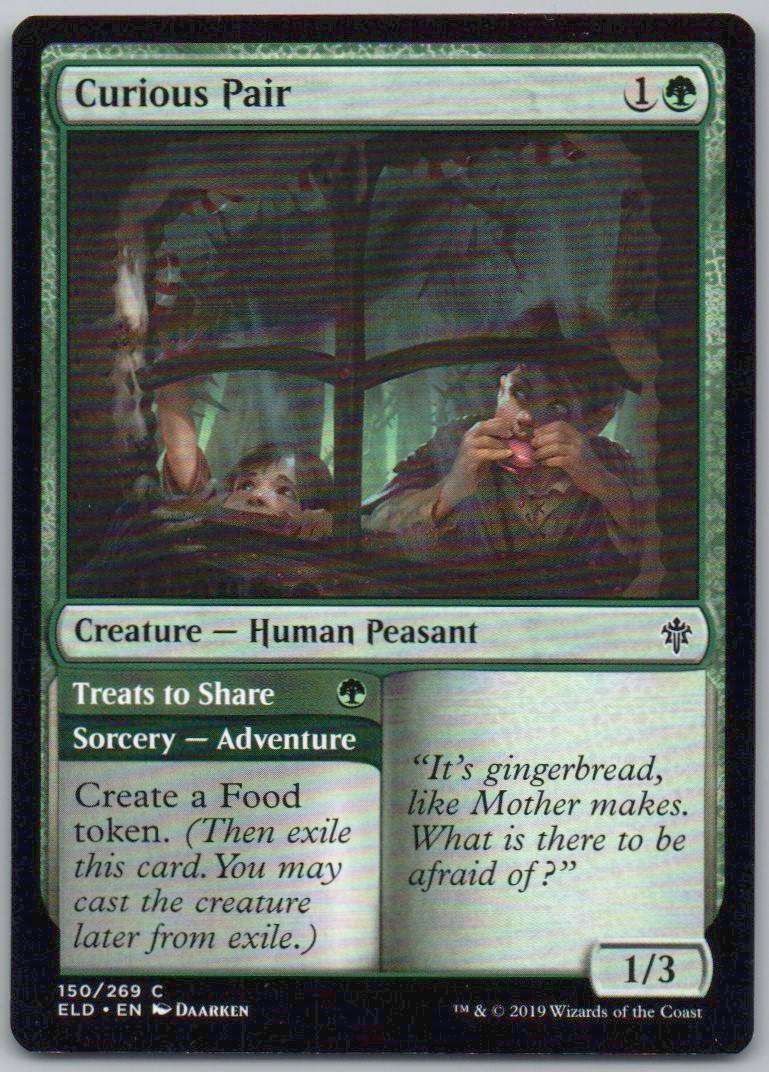 Curious Pair 150 Normal Creature Card - Throne of Eldraine