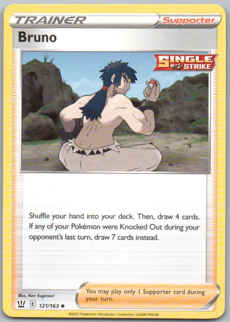 Bruno 121 Normal Trainer Card - Battle Styles