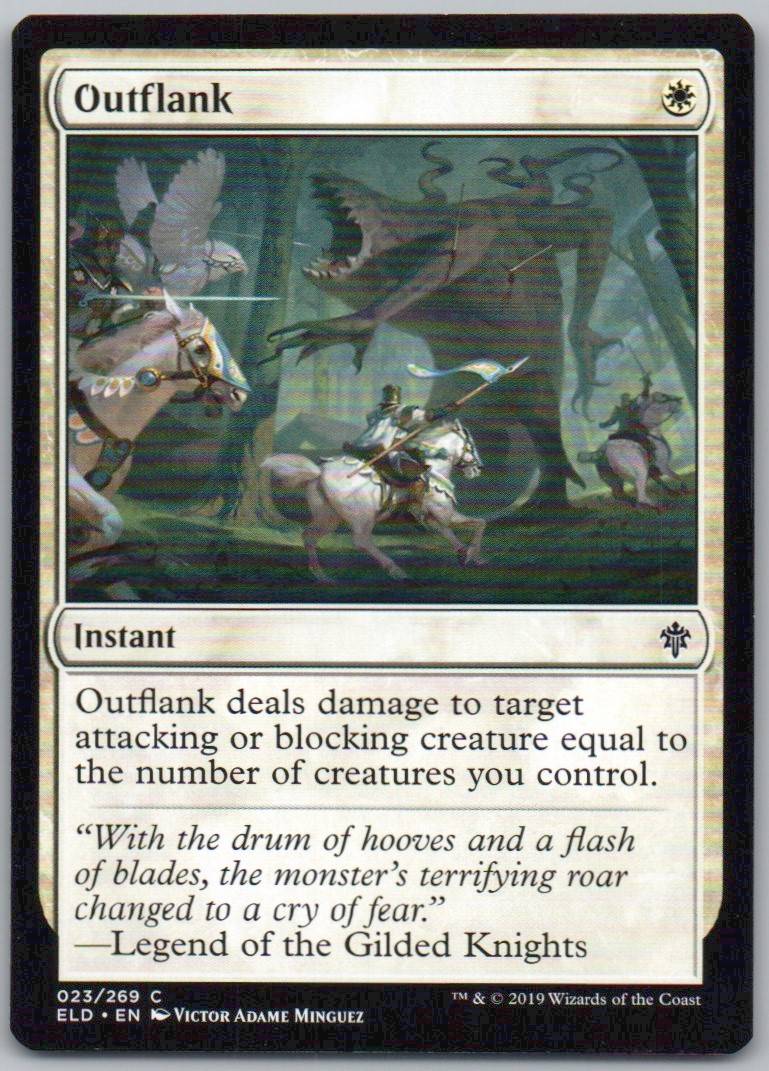 Outflank 23 Normal Instant Card - Throne of Eldraine