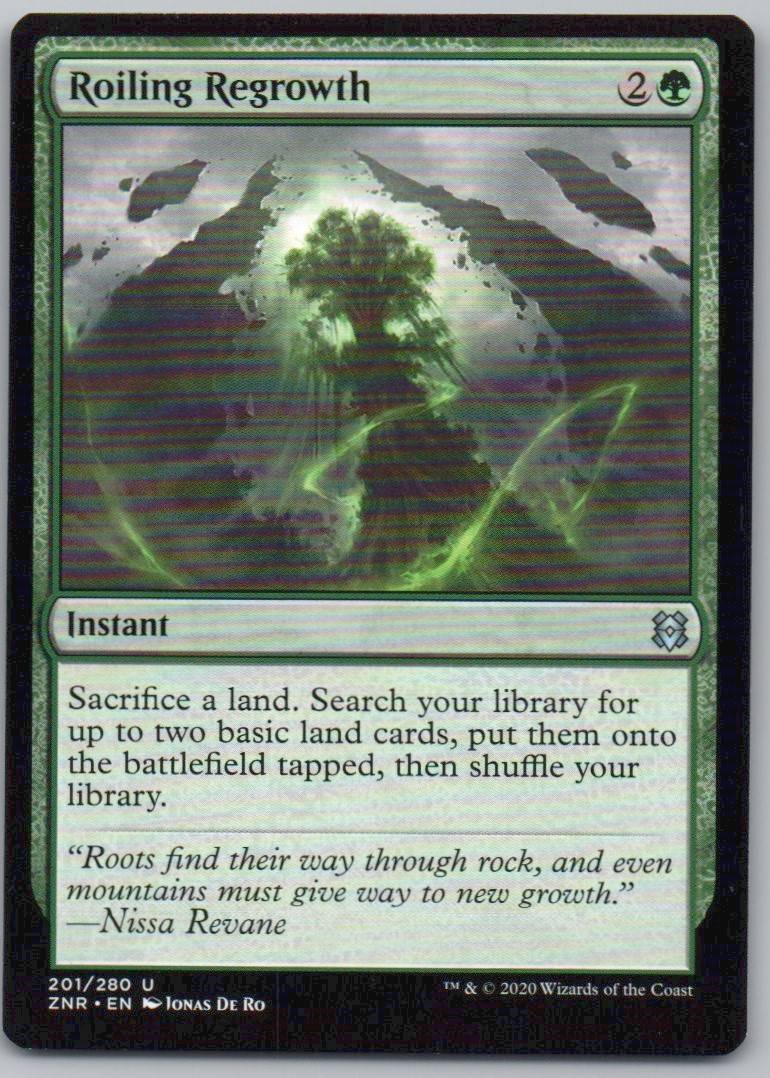 Roiling Regrowth 201 Normal Instant Card - Zendikar Rising