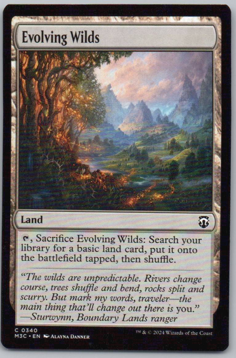 Evolving Wilds 340 0 Land Card - Commander: Modern Horizons 3