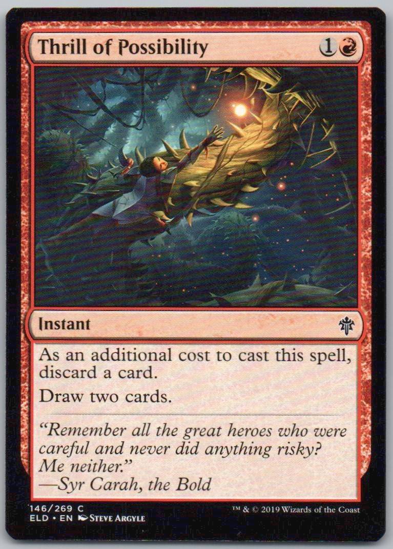 Thrill of Possibility 146 Normal Instant Card - Throne of Eldraine