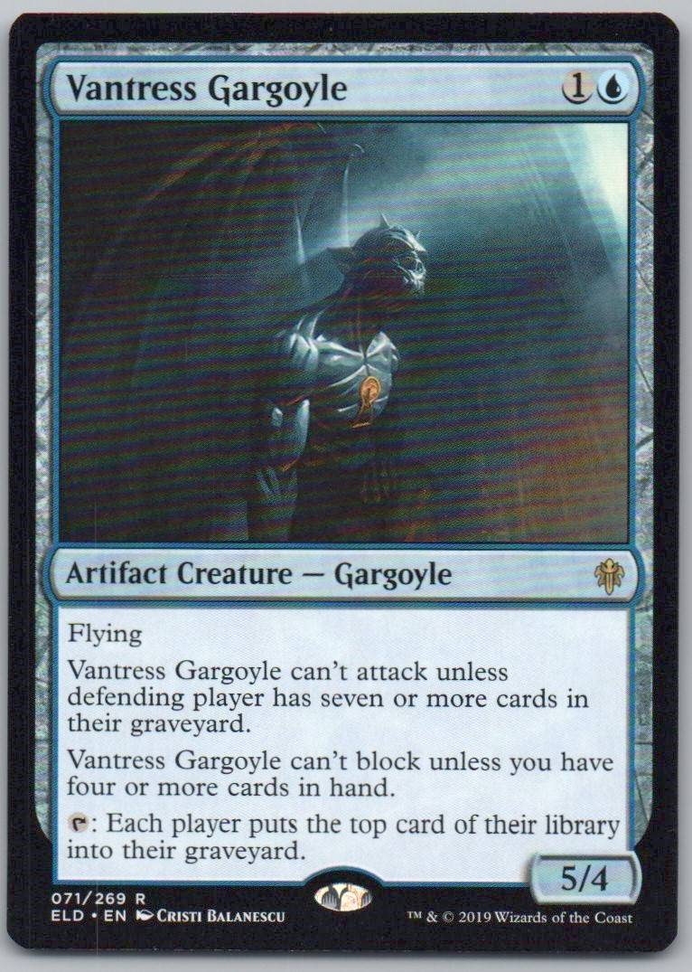 Vantress Gargoyle 71 Normal Artifact Card - Throne of Eldraine