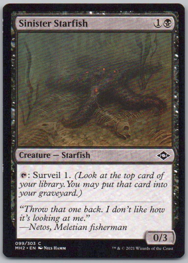 Sinister Starfish 99 Normal Creature Card - Modern Horizons 2