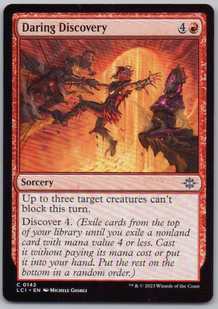 Daring Discovery 142 0 Sorcery Card - The Lost Caverns of Ixalan