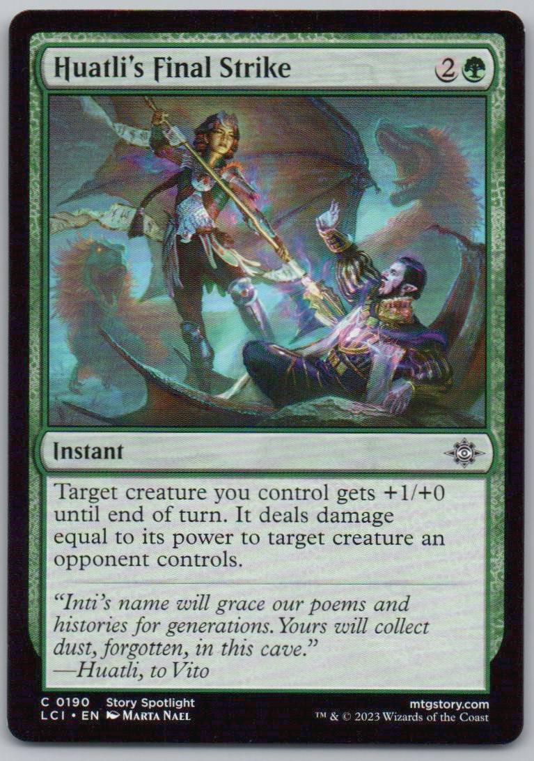 Huatli's Final Strike 190 0 Instant Card - The Lost Caverns of Ixalan