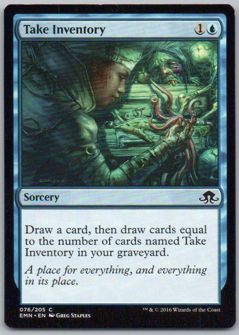 Take Inventory 76 Normal Sorcery Card - Eldritch Moon