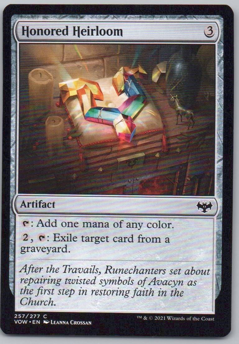 Honored Heirloom 257 Normal Artifact Card - Innistrad: Crimson Vow