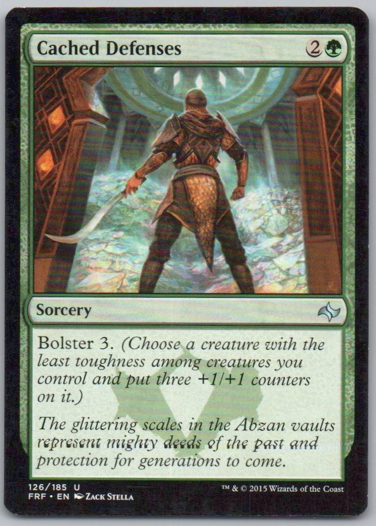 Cached Defenses 126 Normal Sorcery Card - Fate Reforged