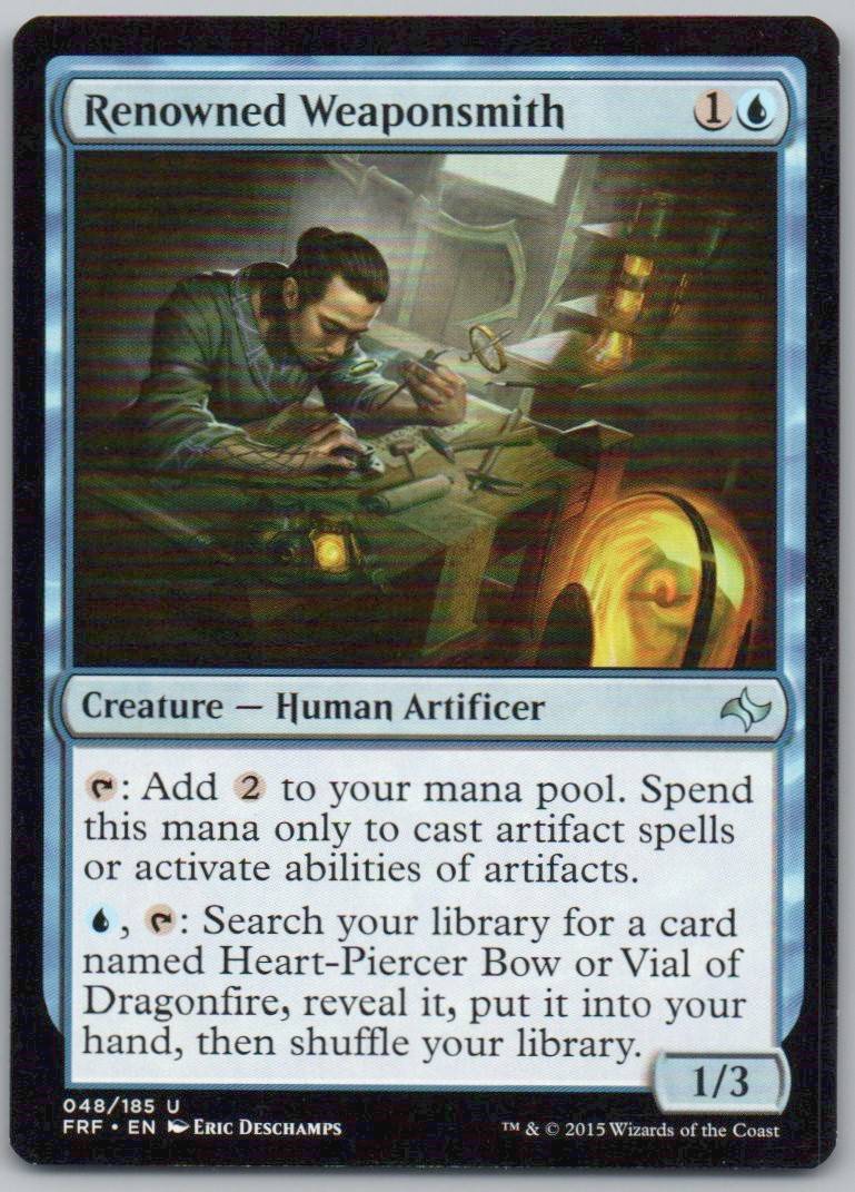 Renowned Weaponsmith 48 Normal Creature Card - Fate Reforged