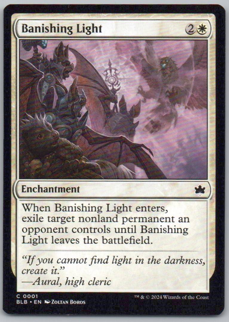 Banishing Light 1 Normal Enchantment Card - Bloomburrow