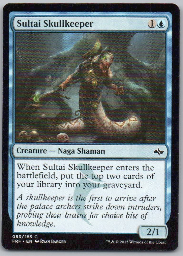 Sultai Skullkeeper 53 Normal Creature Card - Fate Reforged