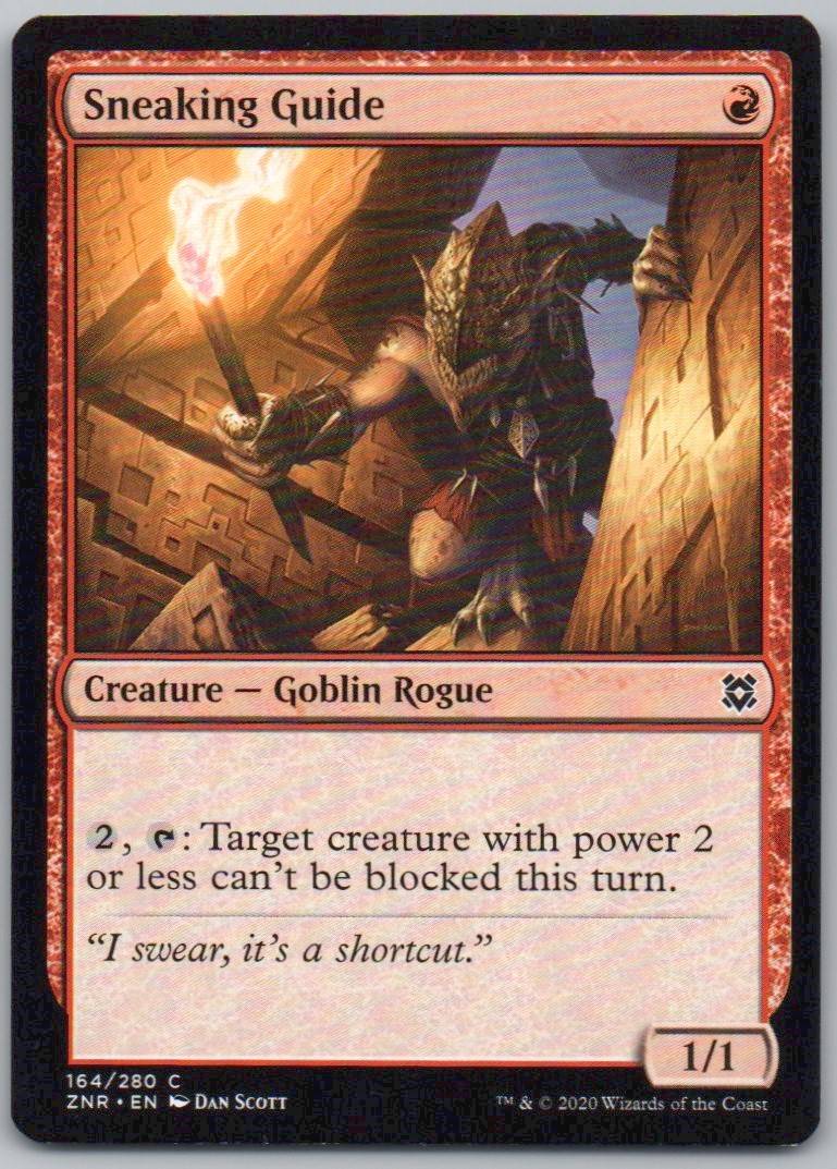 Sneaking Guide 164 Normal Creature Card - Zendikar Rising