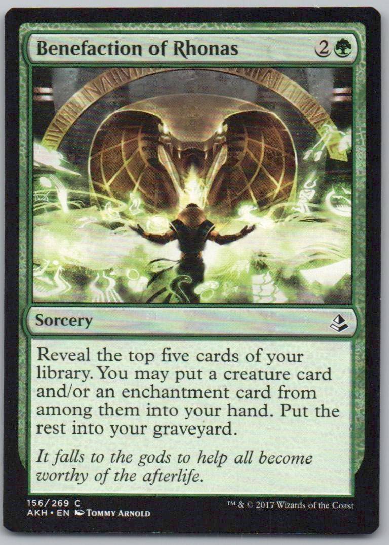 Benefaction of Rhonas 156 Normal Sorcery Card - Amonkhet