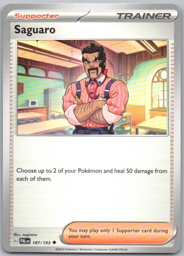 Saguaro 187 Normal 0 Card - Paldea Evolved
