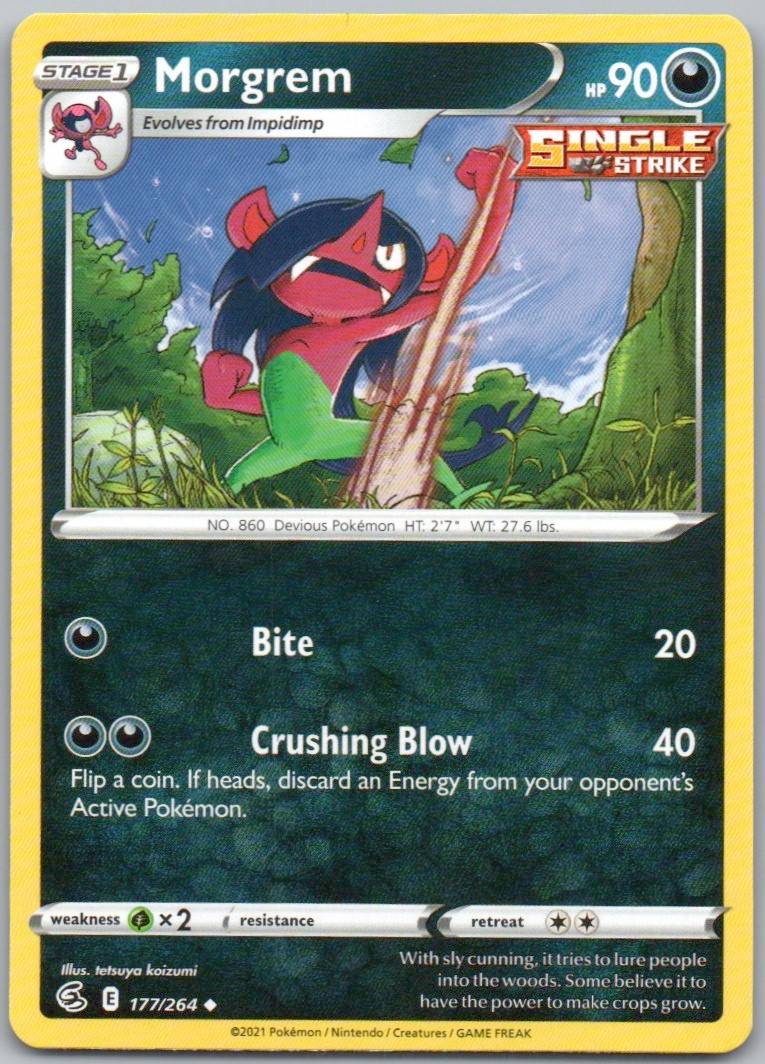 Morgrem 177 Normal Darkness Card - Fusion Strike
