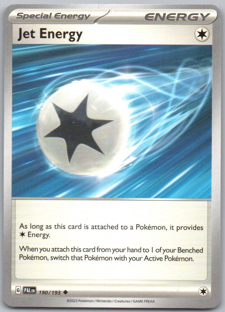 Jet Energy 190 Normal Colorless Card - Paldea Evolved