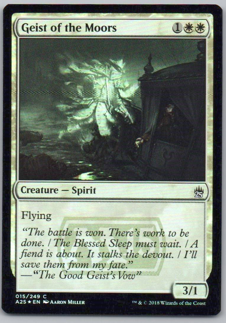 Geist of the Moors 15 Holo Creature Card - Masters 25