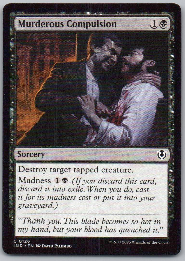Murderous Compulsion 126 0 Sorcery Card - Innistrad Remastered