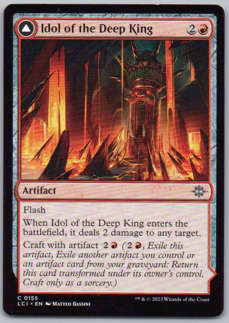 Idol of the Deep King 155 0 Artifact Card - The Lost Caverns of Ixalan