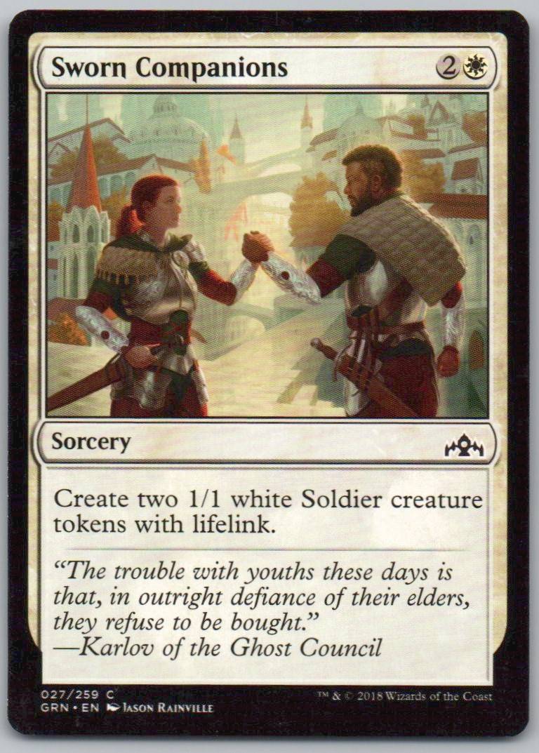 Sworn Companions 27 Normal Sorcery Card - Guilds of Ravnica