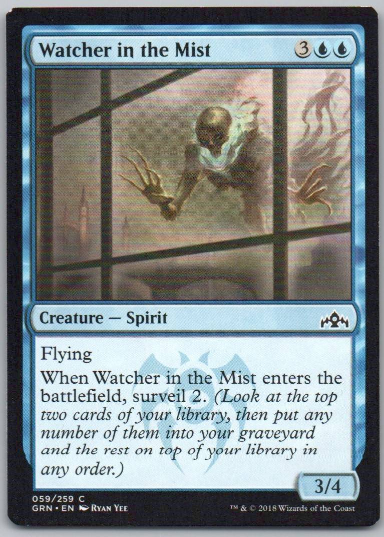 Watcher in the Mist 59 Normal Creature Card - Guilds of Ravnica
