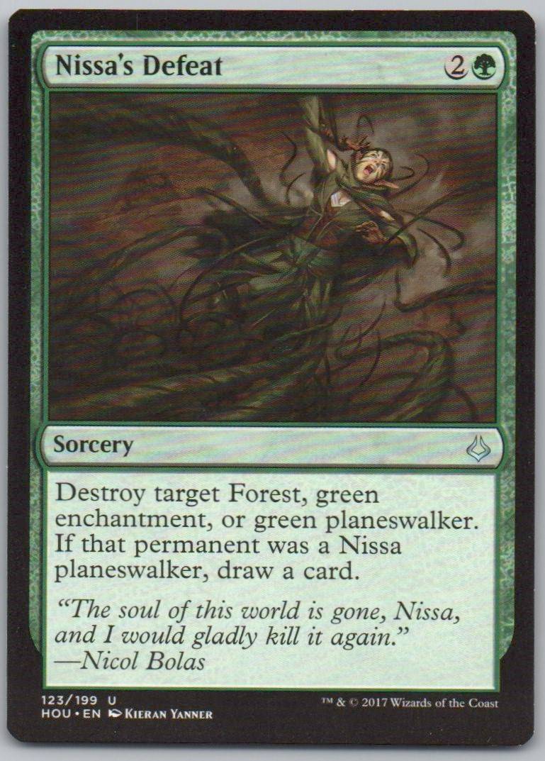 Nissa's Defeat 123 Normal Sorcery Card - Hour of Devastation
