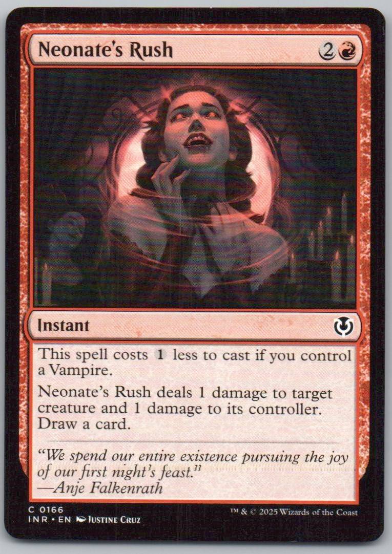 Neonate's Rush 166 0 Instant Card - Innistrad Remastered