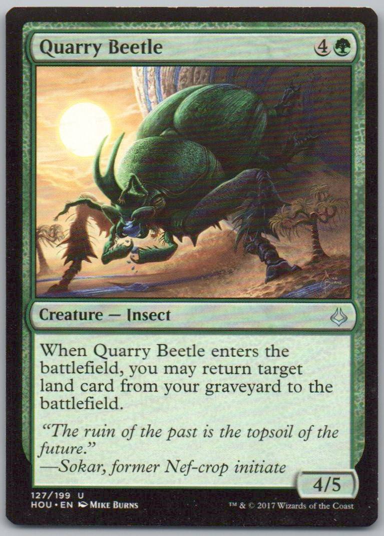 Quarry Beetle 127 Normal Creature Card - Hour of Devastation