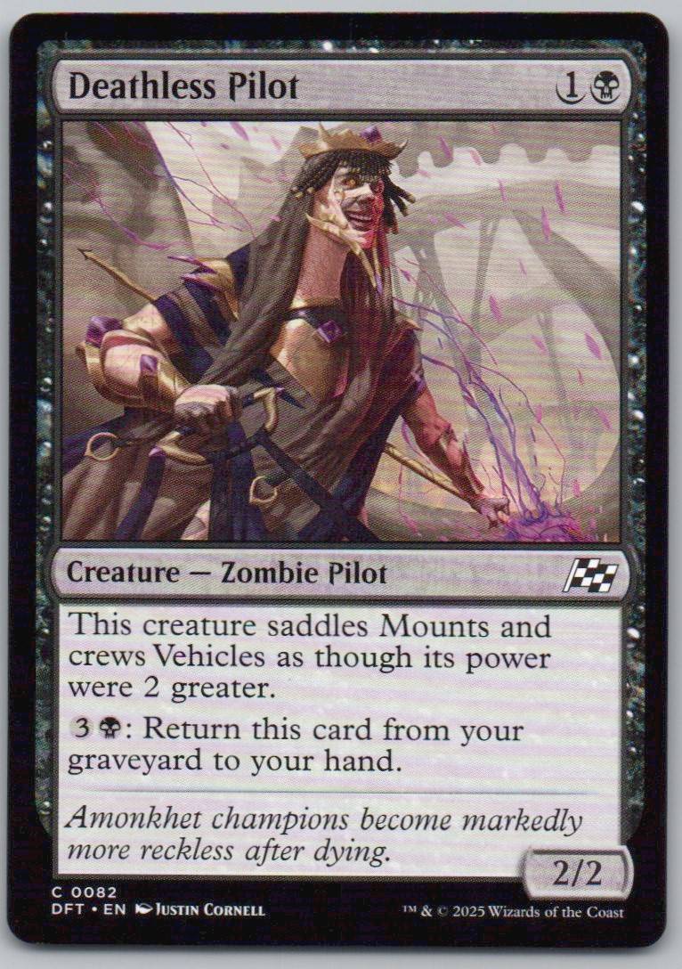 Deathless Pilot 82 Normal Creature Card - Aetherdrift
