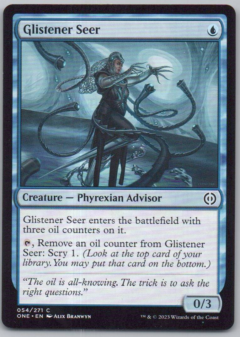 Glistener Seer 54 Normal Creature Card - Phyrexia: All Will Be One
