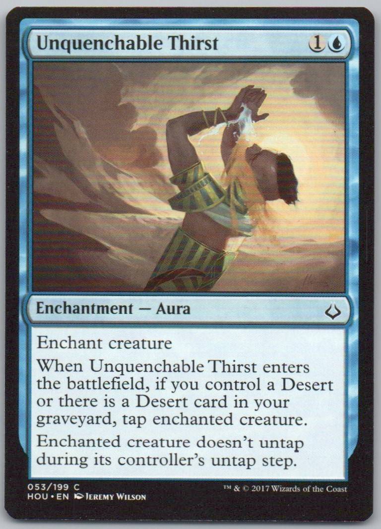 Unquenchable Thirst 53 Normal Enchantment Card - Hour of Devastation