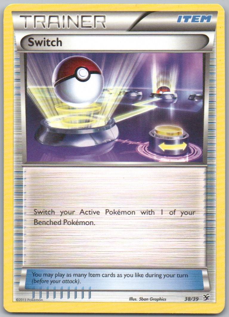 Switch 038 Normal Trainer Card - Kalos Starter Set