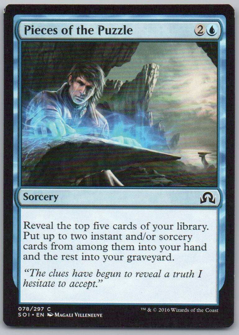 Pieces of the Puzzle 78 Normal Sorcery Card - Shadows over Innistrad