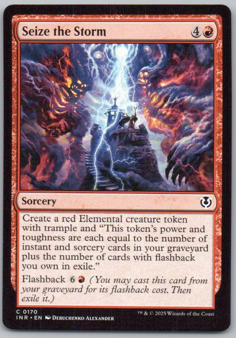 Seize the Storm 170 0 Sorcery Card - Innistrad Remastered