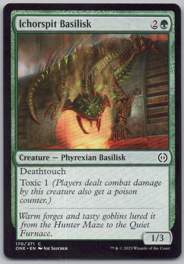 Ichorspit Basilisk 170 Normal Creature Card - Phyrexia: All Will Be One