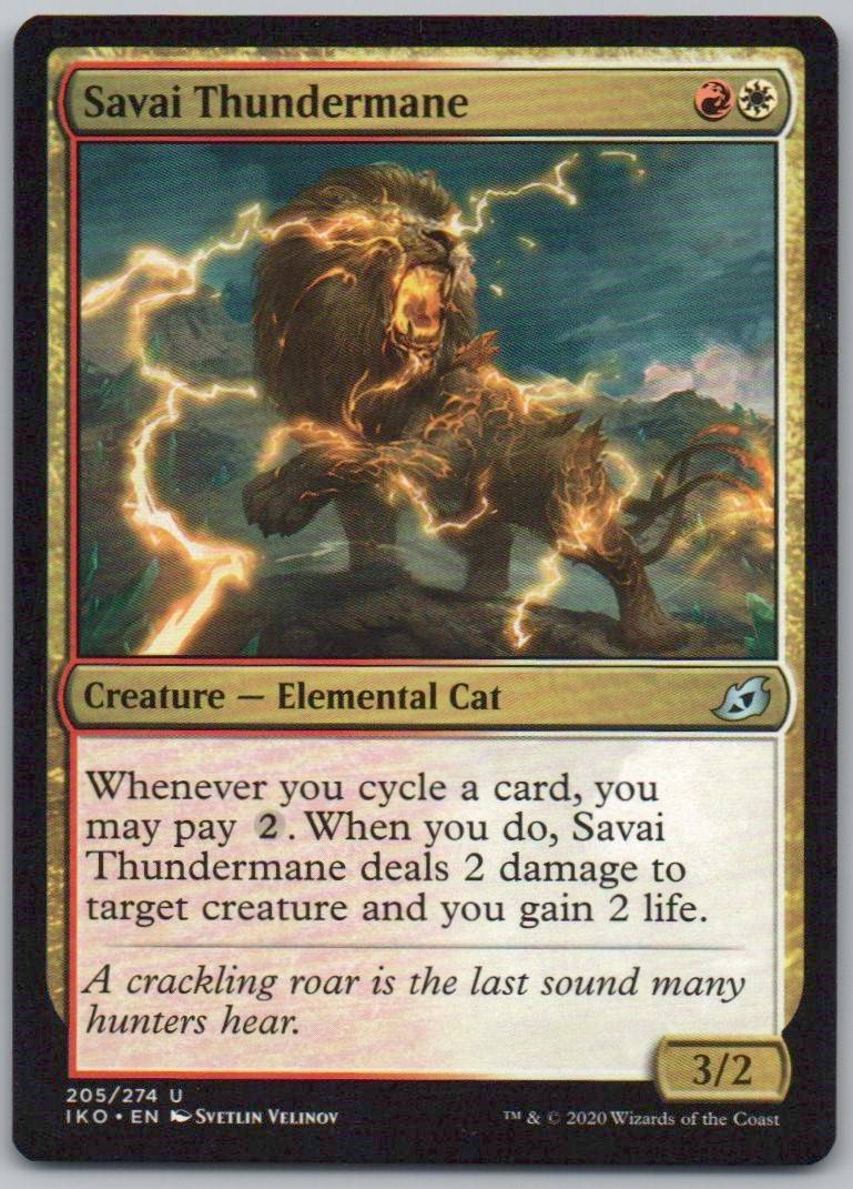 Savai Thundermane 205 Normal Creature Card - Ikoria: Lair of Behemoths