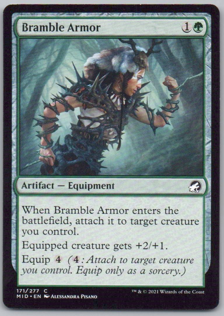 Bramble Armor 171 Normal Artifact Card - Innistrad: Midnight Hunt