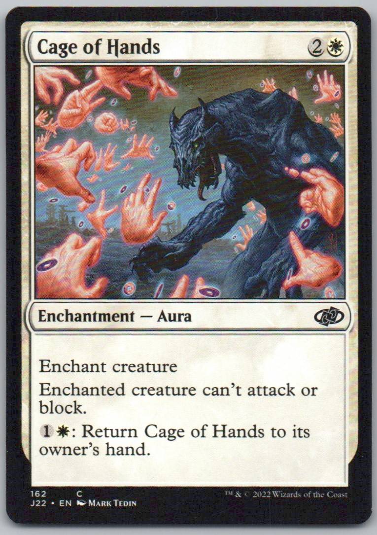 Cage of Hands 162 Normal Enchantment Card - Jumpstart 2022
