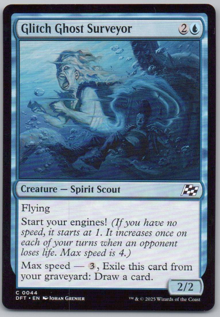 Glitch Ghost Surveyor 44 Normal Creature Card - Aetherdrift
