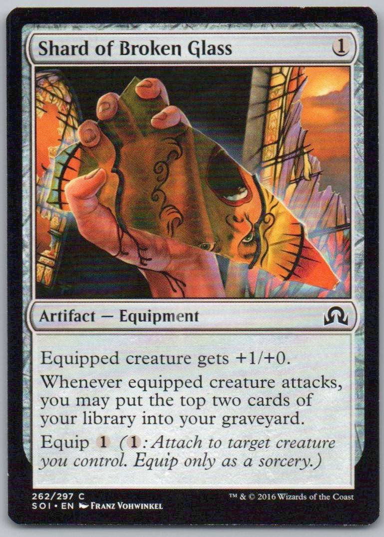 Shard of Broken Glass 262 Normal Artifact Card - Shadows over Innistrad