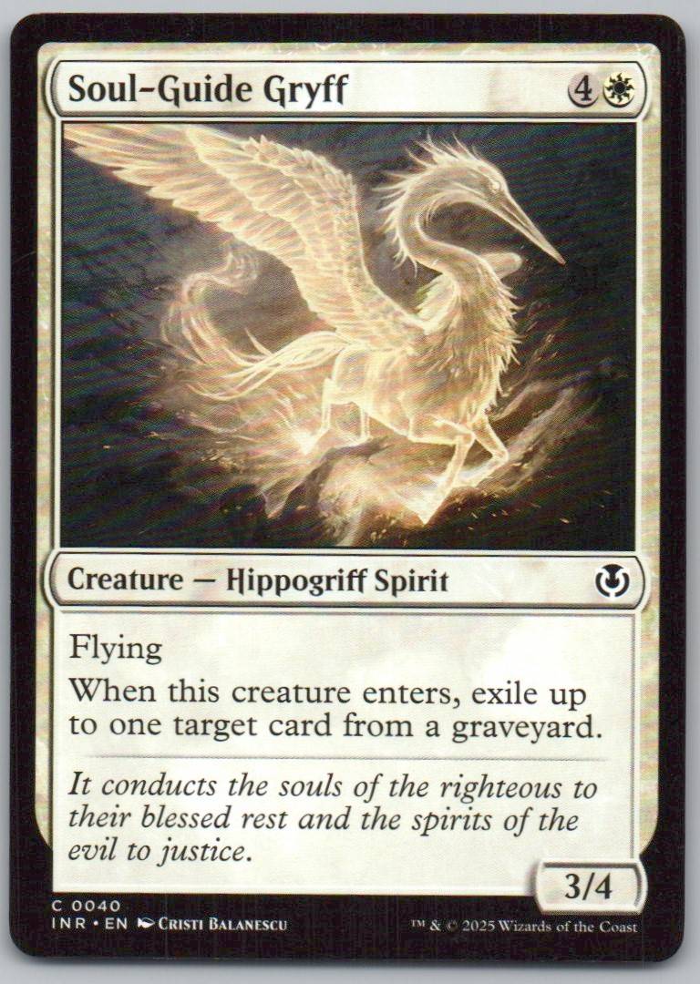 Soul-Guide Gryff 40 0 Creature Card - Innistrad Remastered