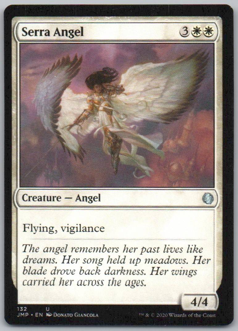 Serra Angel 132 Normal Creature Card - Jumpstart